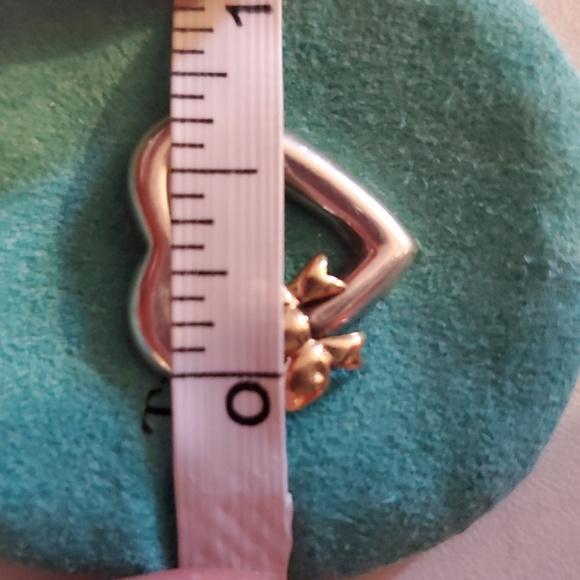 1999 Tiffany & Company Rare Vintage Pendent 18k /925 sterling silver/ 925 Chain - Picture 9 of 10